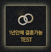 1년안에 결혼가능 TEST